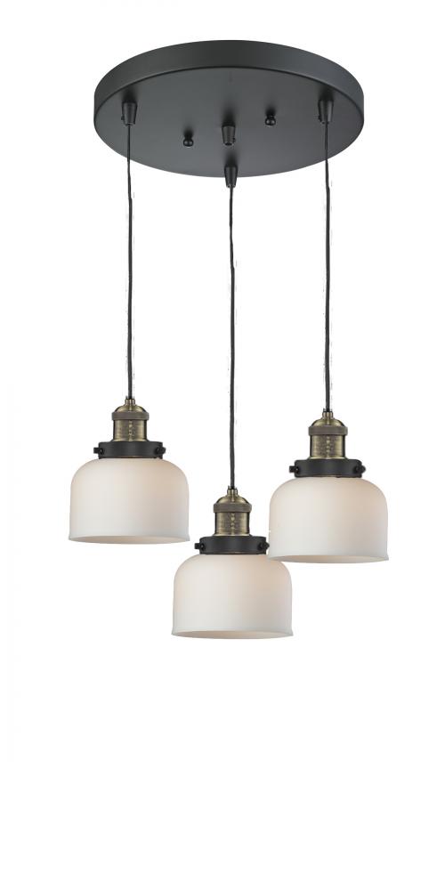 Large Bell 3 Light Multi-Pendant