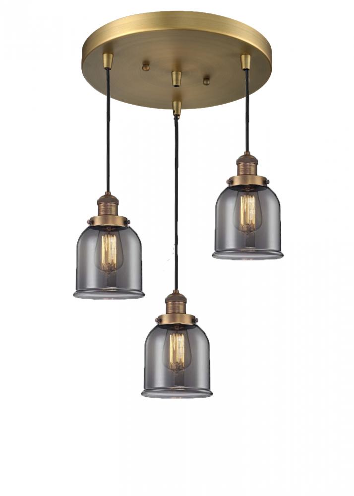 Small Bell 3 Light Multi-Pendant