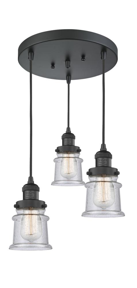 Small Canton 3 Light Multi-Pendant