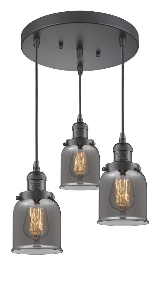 Small Bell 3 Light Multi-Pendant