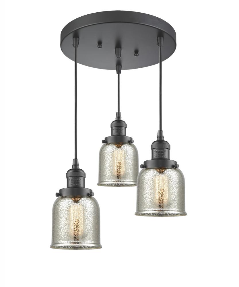 Small Bell 3 Light Multi-Pendant