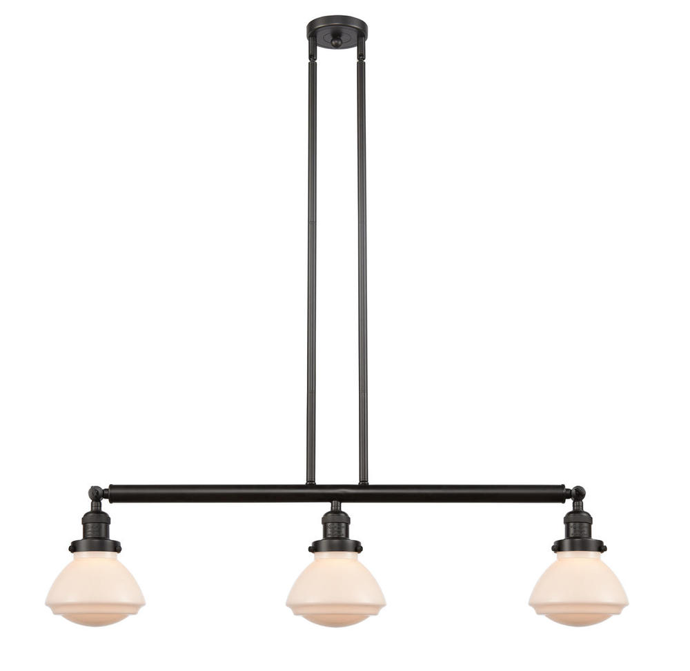 Olean - 3 Light - 39 inch - Oil Rubbed Bronze - Stem Hung - Adjustable Island Light