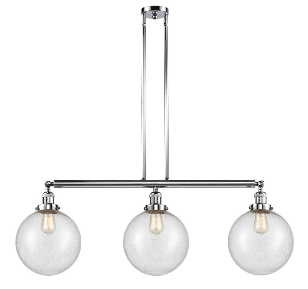 Beacon - 3 Light - 42 inch - Polished Chrome - Stem Hung - Adjustable Island Light