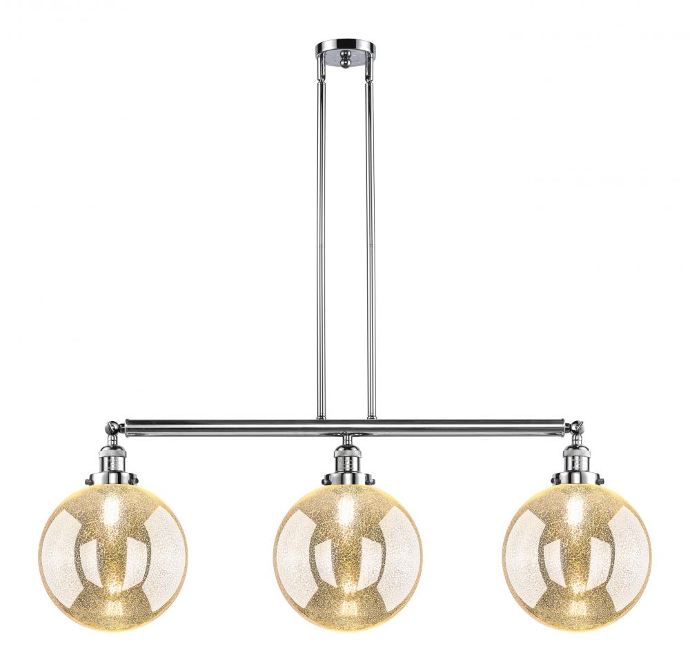 Beacon - 3 Light - 42 inch - Polished Chrome - Stem Hung - Adjustable Island Light