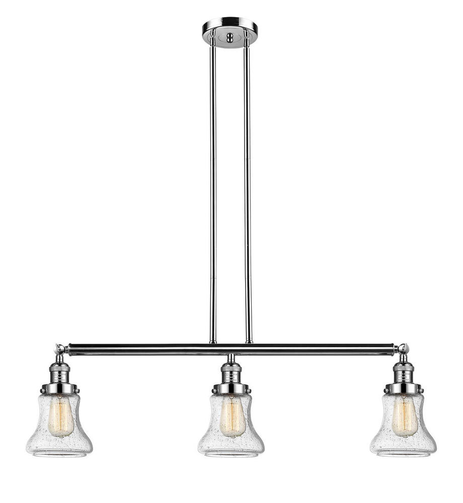 Bellmont - 3 Light - 39 inch - Polished Nickel - Stem Hung - Adjustable Island Light