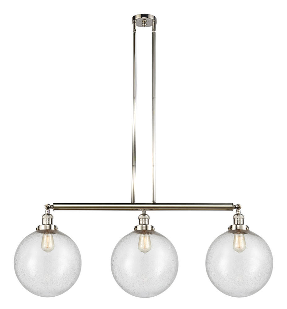 Beacon - 3 Light - 44 inch - Polished Nickel - Stem Hung - Adjustable Island Light