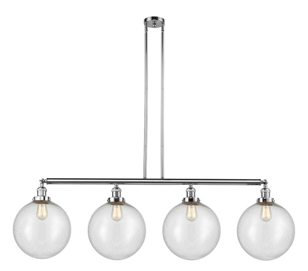 Beacon - 4 Light - 56 inch - Polished Chrome - Stem Hung - Adjustable Island Light