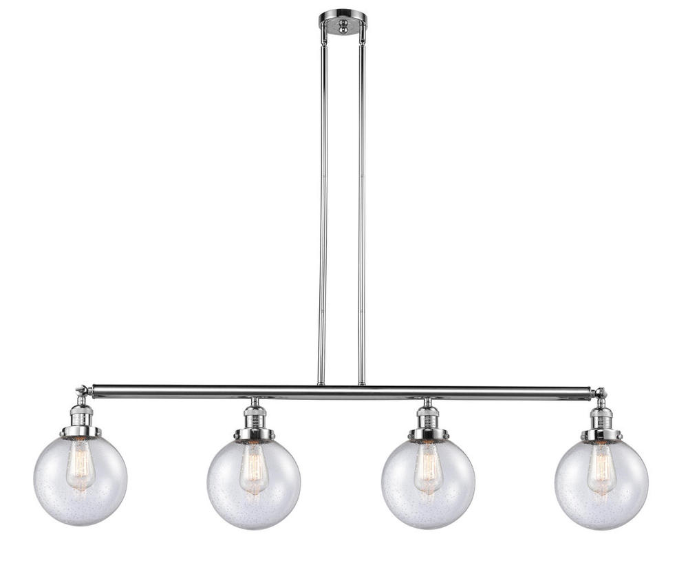 Beacon - 4 Light - 53 inch - Polished Chrome - Stem Hung - Adjustable Island Light