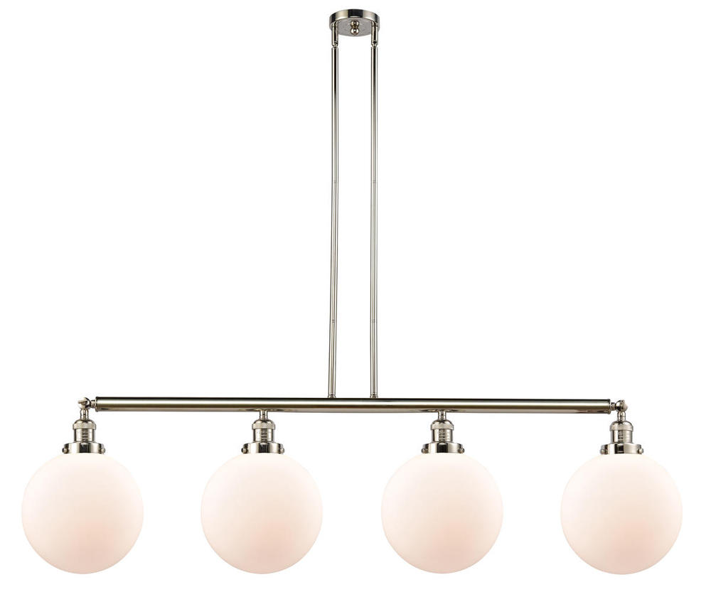 Beacon - 4 Light - 54 inch - Polished Nickel - Stem Hung - Adjustable Island Light