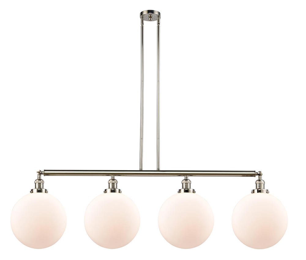 Beacon - 4 Light - 56 inch - Polished Nickel - Stem Hung - Adjustable Island Light