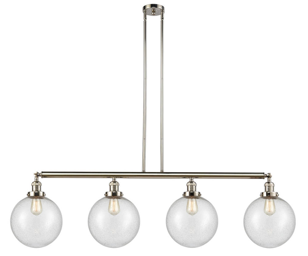 Beacon - 4 Light - 54 inch - Polished Nickel - Stem Hung - Adjustable Island Light