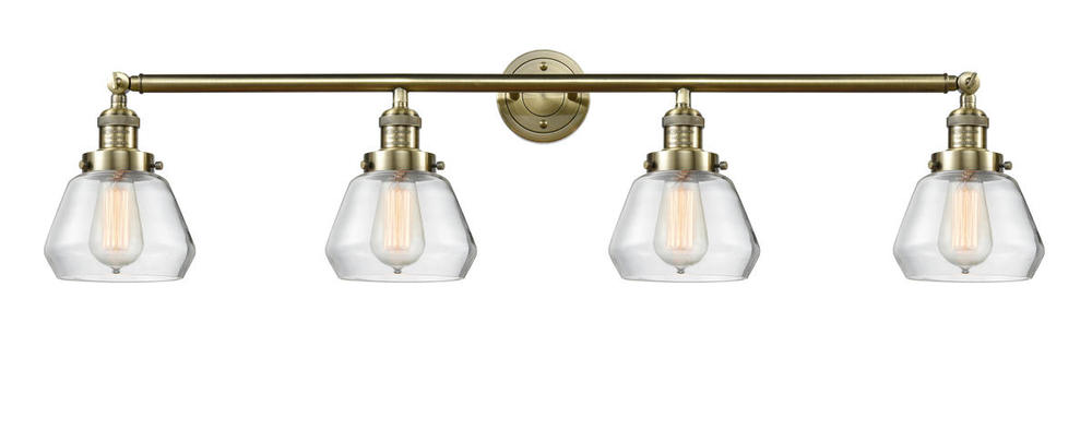 Fulton - 4 Light - 43 inch - Antique Brass - Adjustable Bath Vanity Light