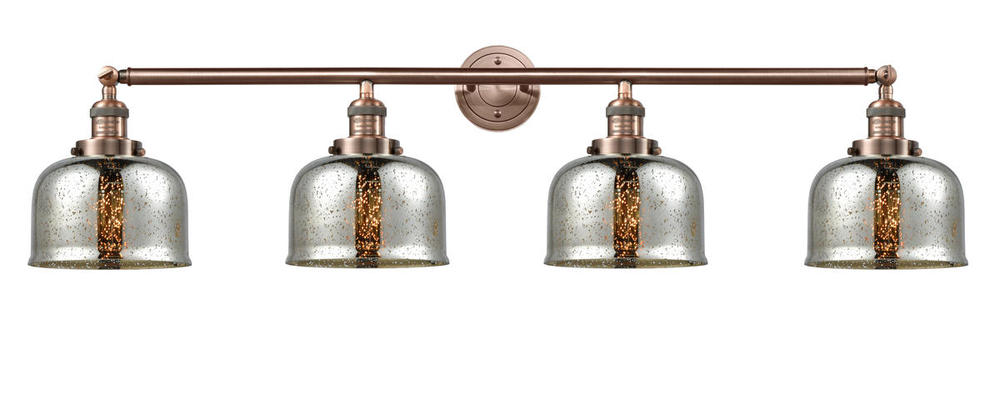 Bell - 4 Light - 45 inch - Antique Copper - Adjustable Bath Vanity Light