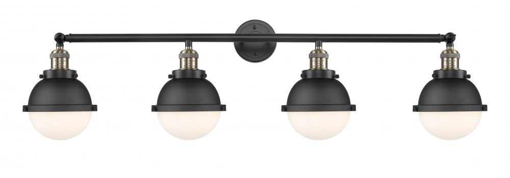 Hampden - 4 Light - 46 inch - Black Antique Brass - Adjustable Bath Vanity Light