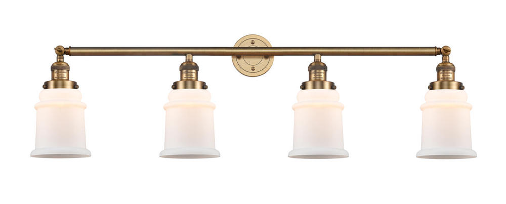 Canton - 4 Light - 42 inch - Brushed Brass - Adjustable Bath Vanity Light