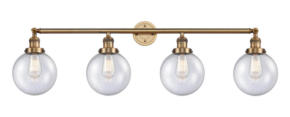 Beacon - 4 Light - 44 inch - Brushed Brass - Adjustable Bath Vanity Light