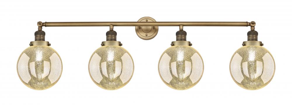 Beacon - 4 Light - 44 inch - Brushed Brass - Adjustable Bath Vanity Light