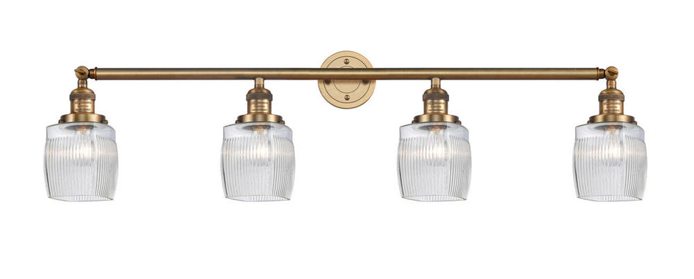 Colton - 4 Light - 42 inch - Brushed Brass - Adjustable Bath Vanity Light