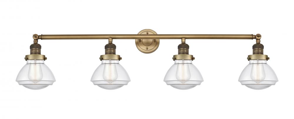 Olean - 4 Light - 43 inch - Brushed Brass - Adjustable Bath Vanity Light
