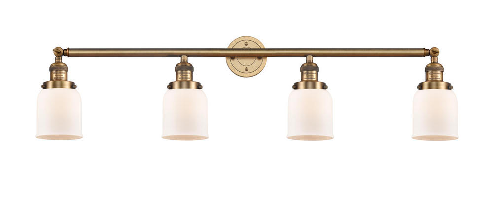 Bell - 4 Light - 42 inch - Brushed Brass - Adjustable Bath Vanity Light