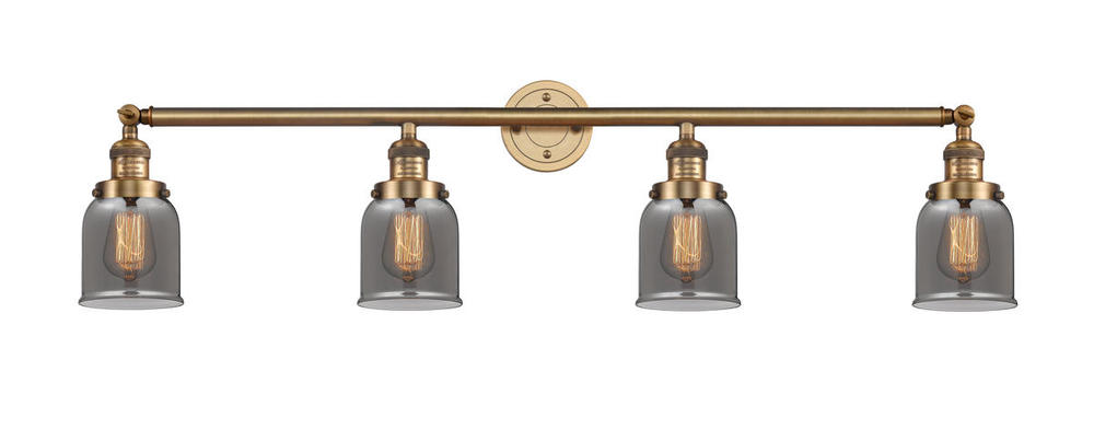 Bell - 4 Light - 42 inch - Brushed Brass - Adjustable Bath Vanity Light