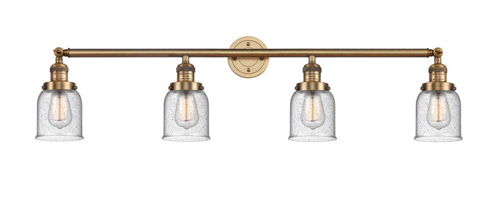 Bell - 4 Light - 42 inch - Brushed Brass - Adjustable Bath Vanity Light