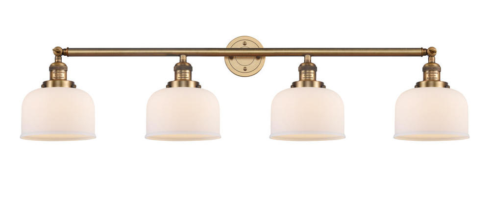 Bell - 4 Light - 44 inch - Brushed Brass - Adjustable Bath Vanity Light