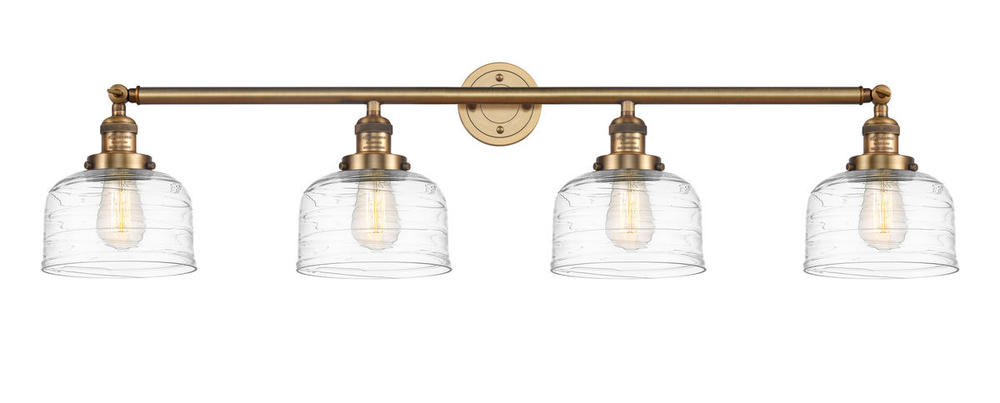 Bell - 4 Light - 44 inch - Brushed Brass - Adjustable Bath Vanity Light