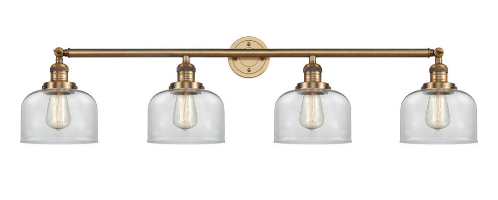 Bell - 4 Light - 44 inch - Brushed Brass - Adjustable Bath Vanity Light