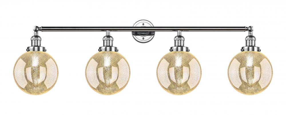 Beacon - 4 Light - 44 inch - Polished Chrome - Adjustable Bath Vanity Light