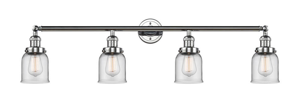 Bell - 4 Light - 42 inch - Polished Chrome - Adjustable Bath Vanity Light