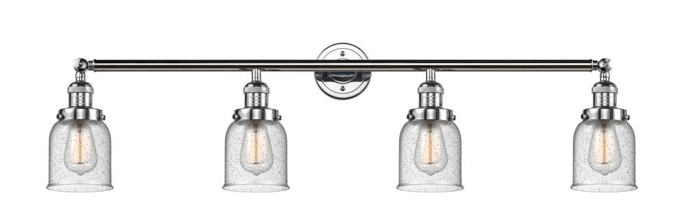 Bell - 4 Light - 42 inch - Polished Chrome - Adjustable Bath Vanity Light
