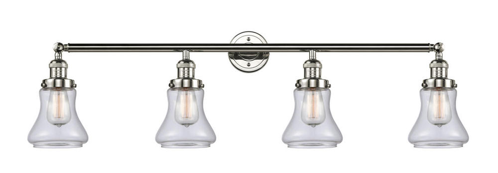 Bellmont - 4 Light - 42 inch - Polished Nickel - Adjustable Bath Vanity Light