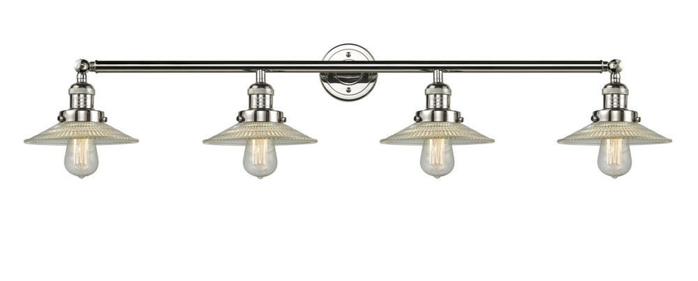 Halophane - 4 Light - 45 inch - Polished Nickel - Adjustable Bath Vanity Light