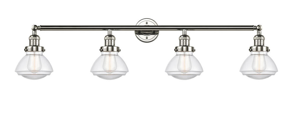 Olean - 4 Light - 43 inch - Polished Nickel - Adjustable Bath Vanity Light