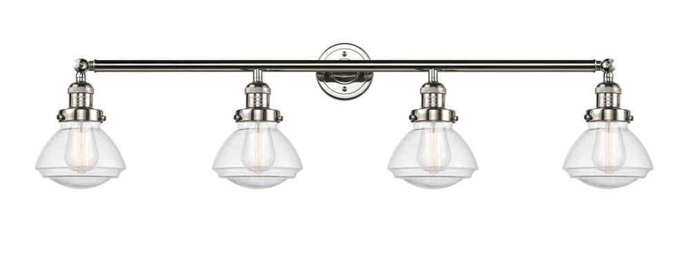 Olean - 4 Light - 43 inch - Polished Nickel - Adjustable Bath Vanity Light