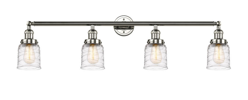 Bell - 4 Light - 42 inch - Polished Nickel - Adjustable Bath Vanity Light