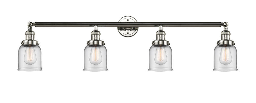 Bell - 4 Light - 42 inch - Polished Nickel - Adjustable Bath Vanity Light