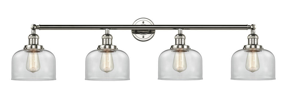 Bell - 4 Light - 44 inch - Polished Nickel - Adjustable Bath Vanity Light