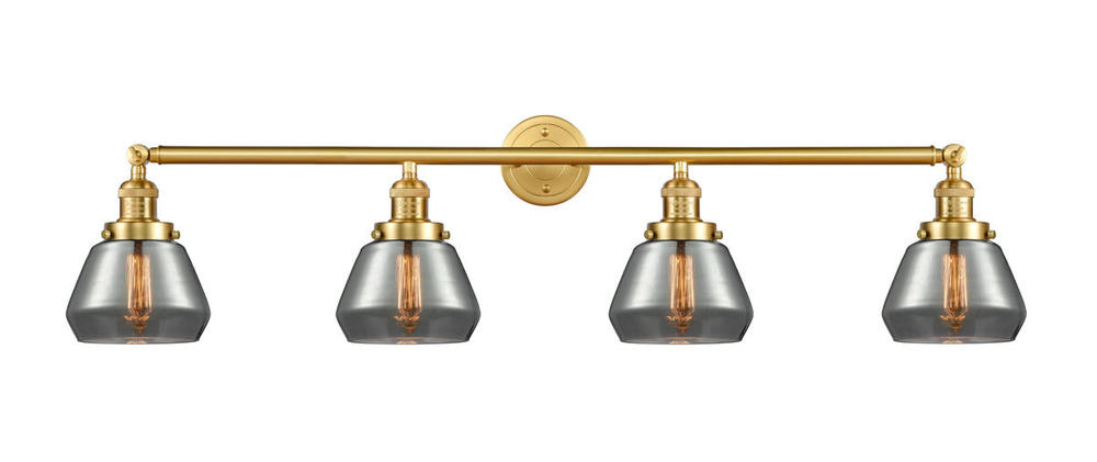 Fulton - 4 Light - 43 inch - Satin Gold - Adjustable Bath Vanity Light