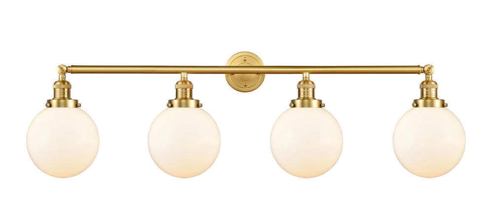 Beacon - 4 Light - 44 inch - Satin Gold - Adjustable Bath Vanity Light