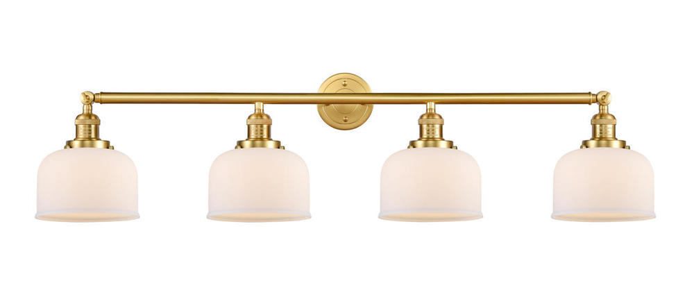 Bell - 4 Light - 44 inch - Satin Gold - Adjustable Bath Vanity Light