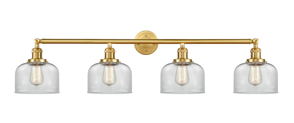 Bell - 4 Light - 44 inch - Satin Gold - Adjustable Bath Vanity Light