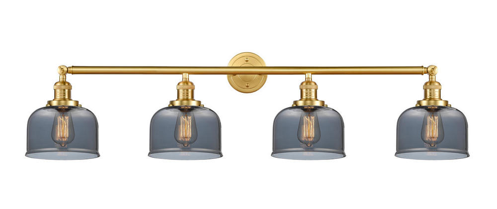 Bell - 4 Light - 44 inch - Satin Gold - Adjustable Bath Vanity Light