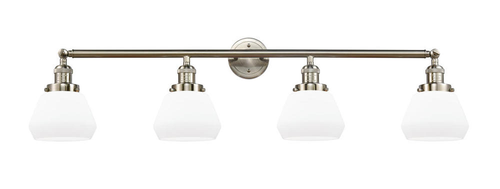 Fulton - 4 Light - 43 inch - Brushed Satin Nickel - Adjustable Bath Vanity Light