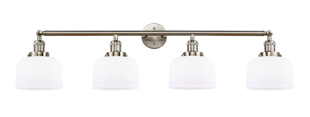 Bell - 4 Light - 44 inch - Brushed Satin Nickel - Adjustable Bath Vanity Light