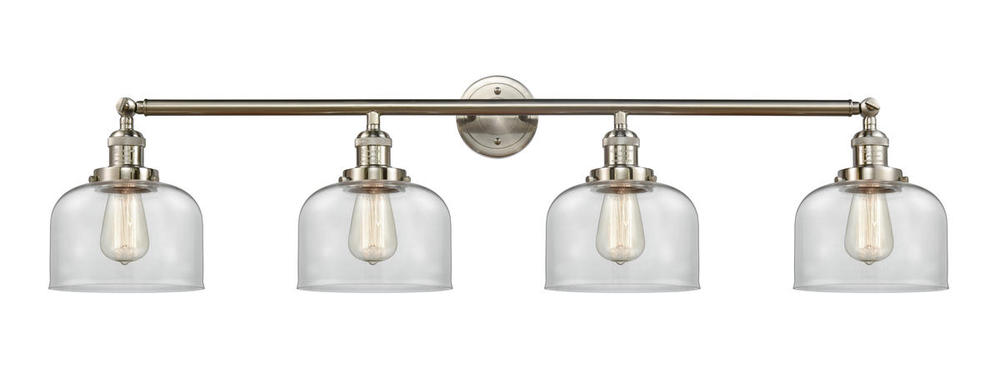 Bell - 4 Light - 44 inch - Brushed Satin Nickel - Adjustable Bath Vanity Light