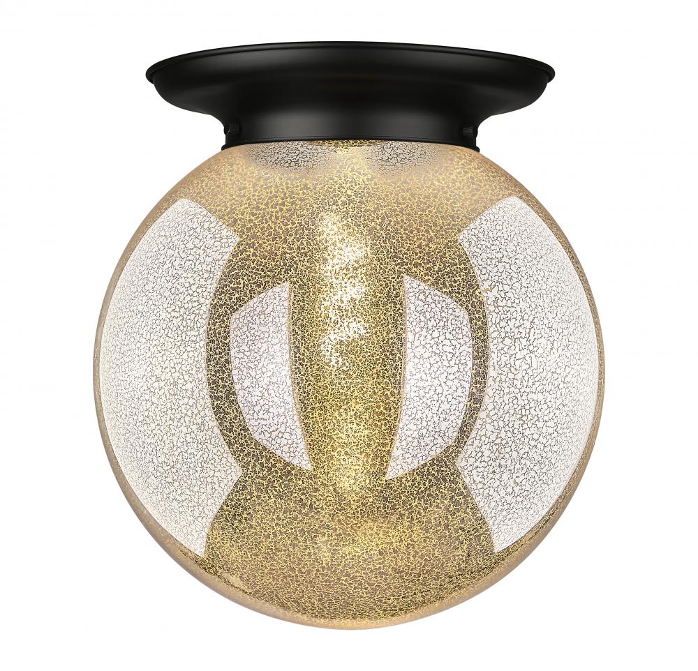 Beacon - 1 Light - 14 inch - Matte Black - Flush Mount