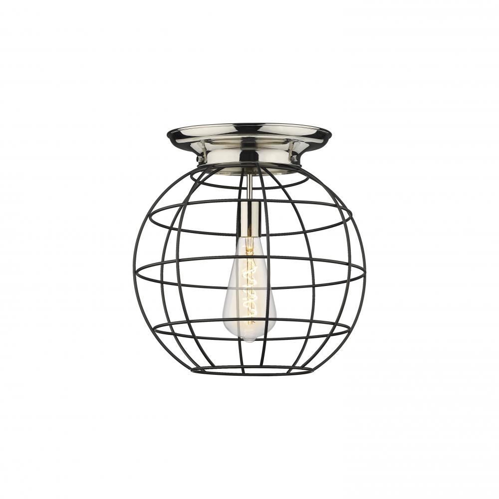 Beacon - 1 Light - 16 inch - Polished Nickel - Flush Mount