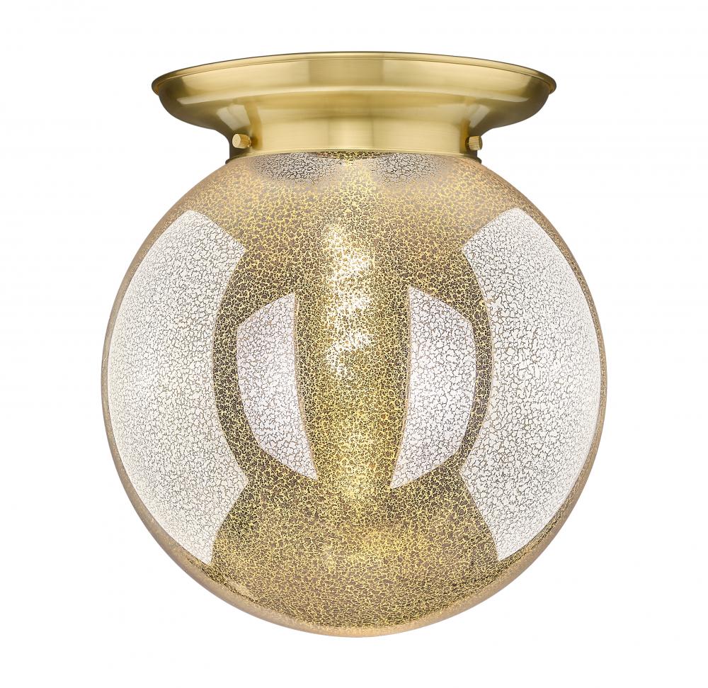 Beacon - 1 Light - 14 inch - Satin Gold - Flush Mount